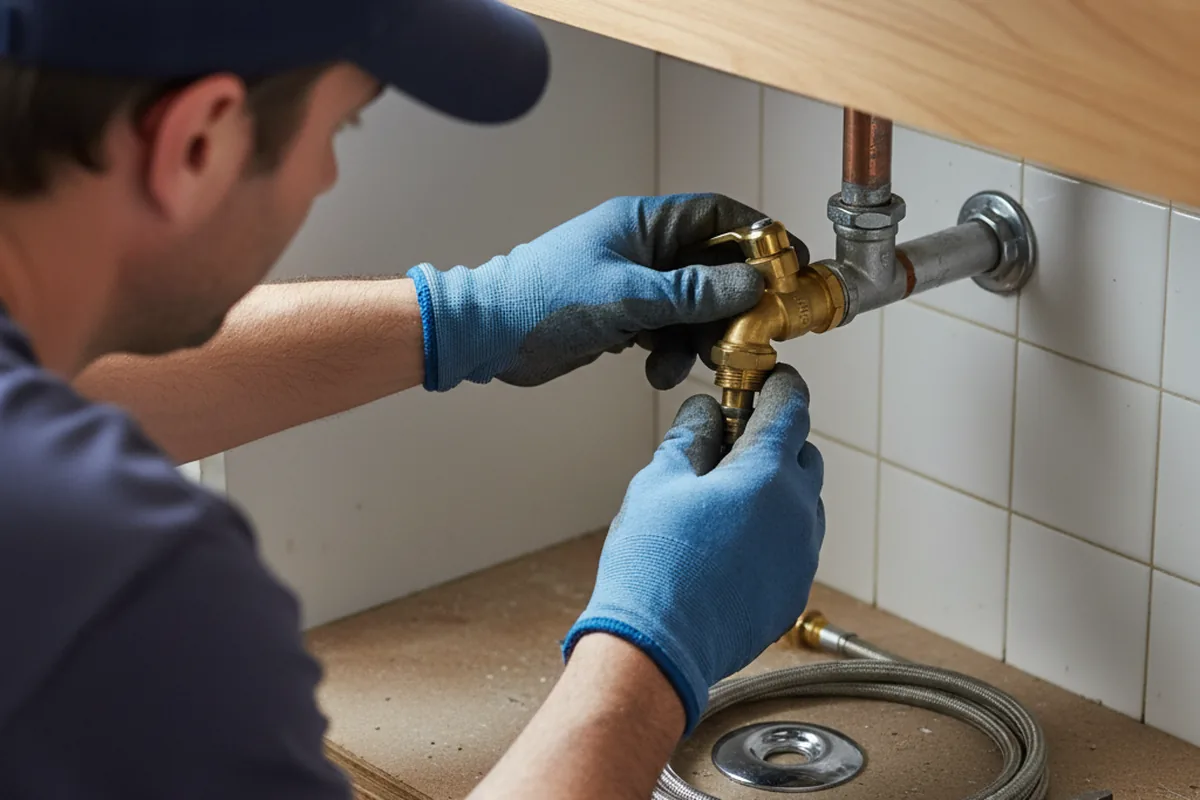 Shutoff valve and fitting work during Repiping in Stillwater